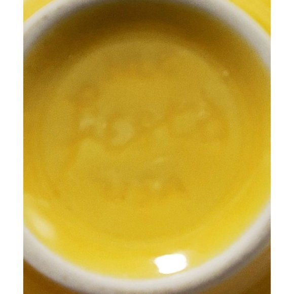 Fiestaware Fiesta Vintage Lot/4 Coffee Tea Cups Yellow Green Homer Laughlin - Picture 6 of 7